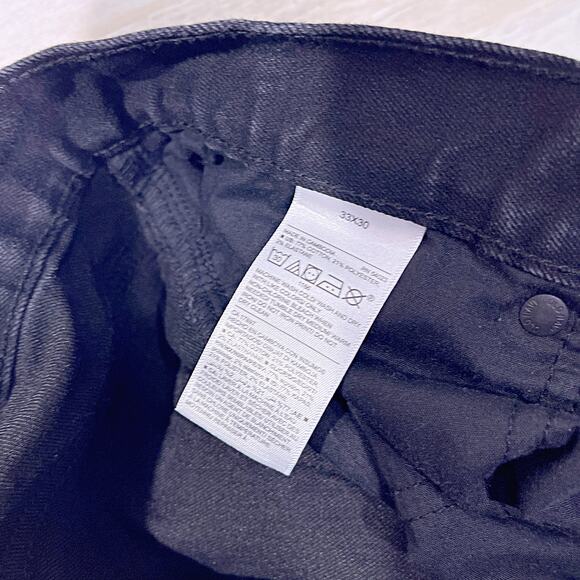 OLD NAVY Built In Flex Skinny Jeans Black Stretch Denim Mens 33x30 - Picture 7 of 7